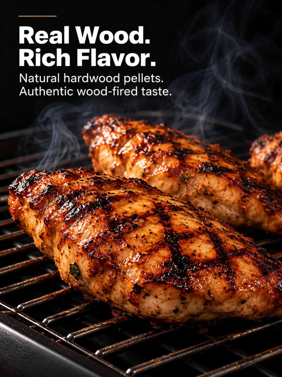 KingChii Wood Pellet Grill & Smoker for Patio, RV & Camping (test)