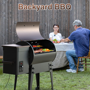 KingChii 456 sq in wood pellet grill and smoker, product image 7 of 9