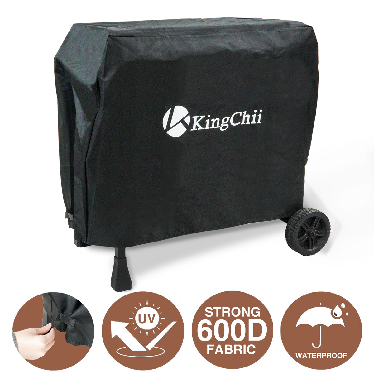 KingChii 28 Inch Waterproof Griddle Cover for Outdoor Flat Top Gas Grills