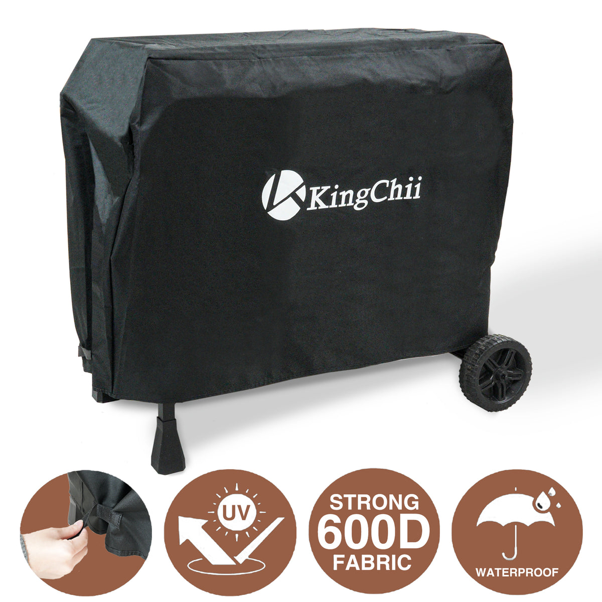 KingChii 32 Inch Griddle Cover Waterproof Outdoor Flat Top Grill Cover