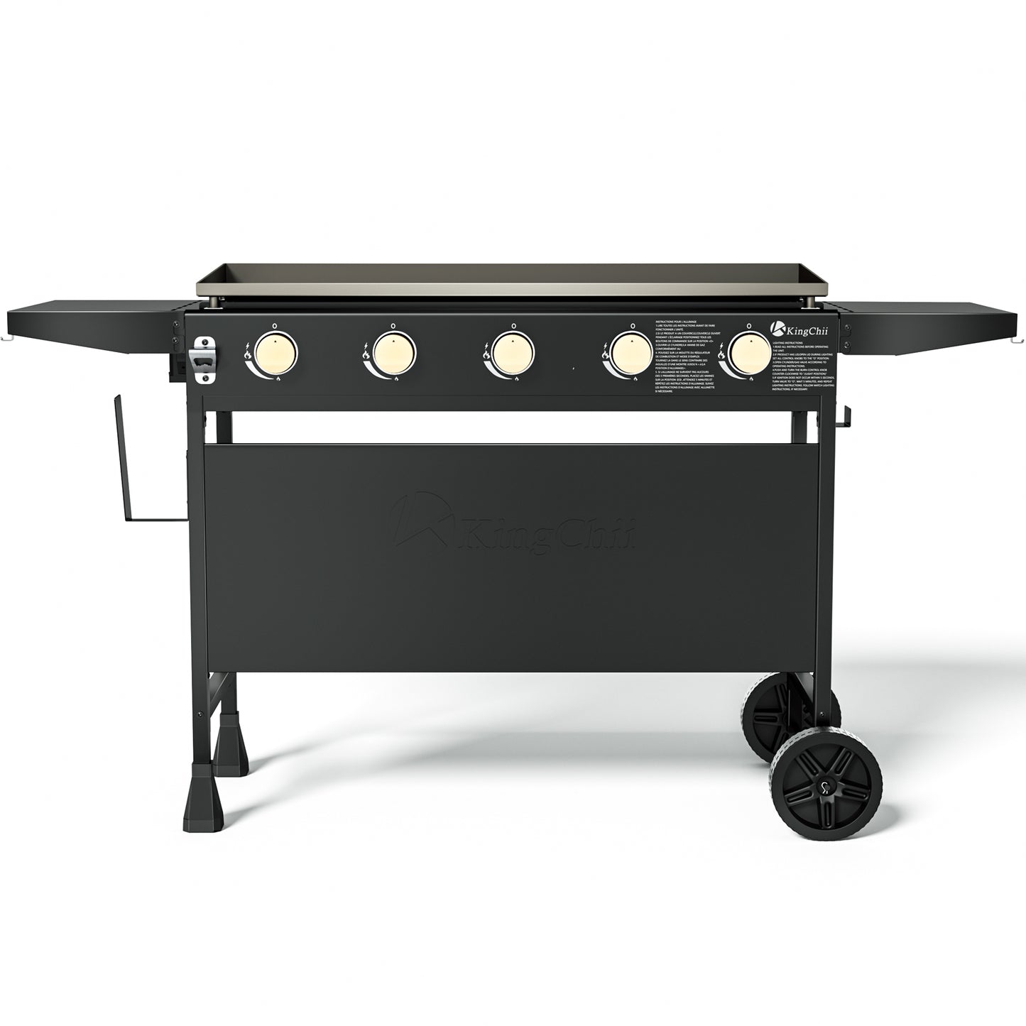 KingChii 5-Burner 38" Propane Griddle for Camping, Tailgating, BBQ, Backyard & Patio