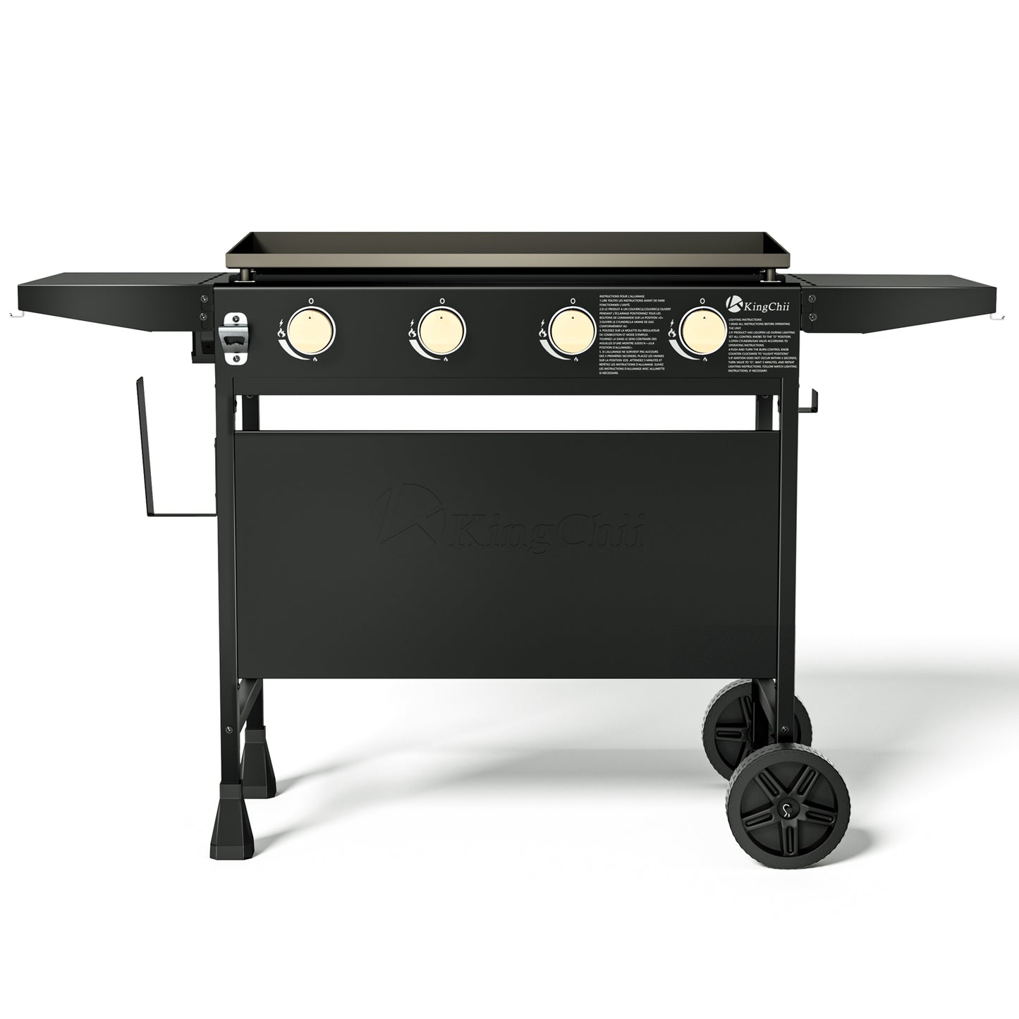 KingChii 4-Burner 35" Propane Griddle for Camping, Tailgating, BBQ, Backyard & Patio