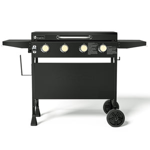 KingChii 5-Burner Propane Griddle with Large Flat Top Cooking Surface and Wheels