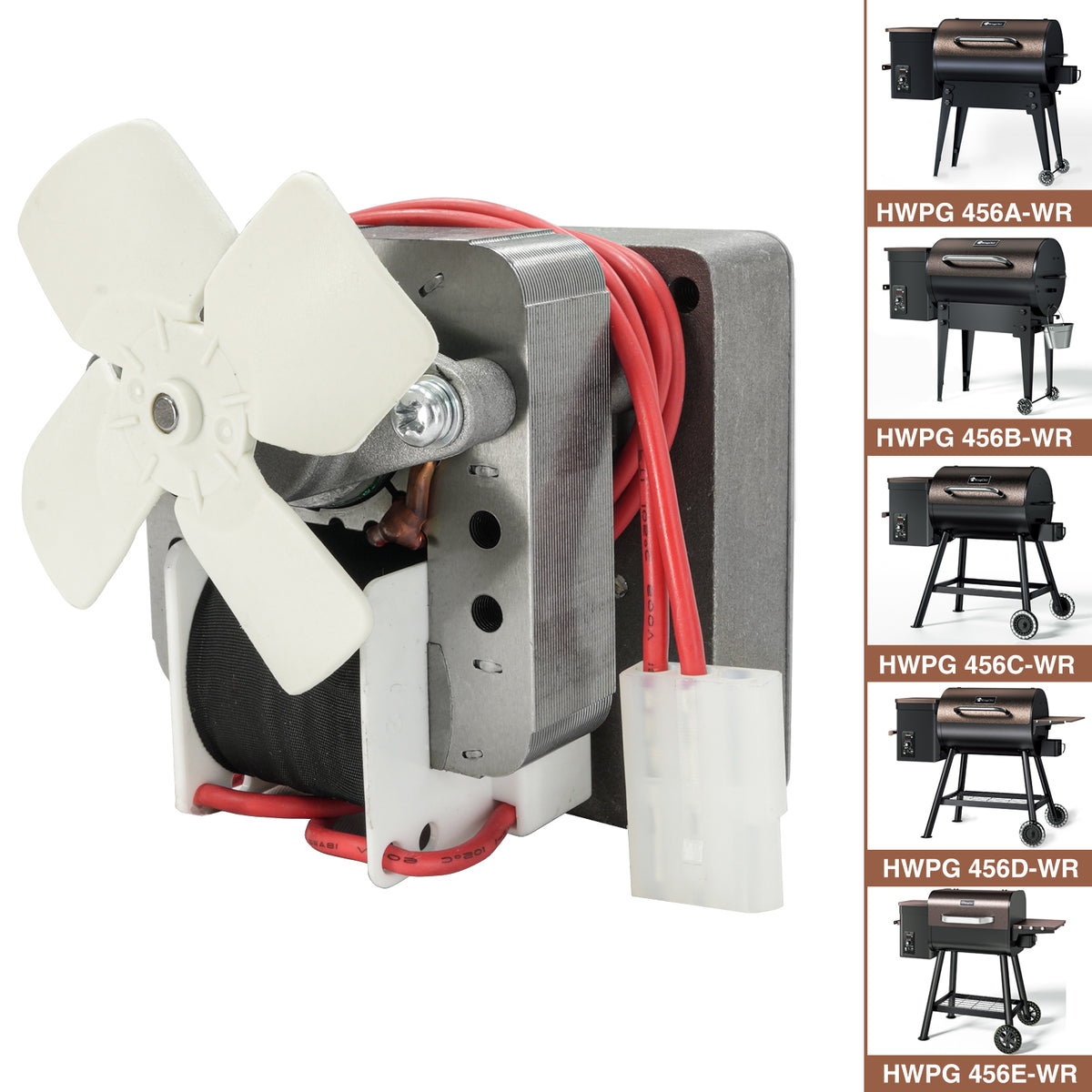 KingChii 120V Pellet Grill Auger Motor Compatible with HWPG 456 Series Grills