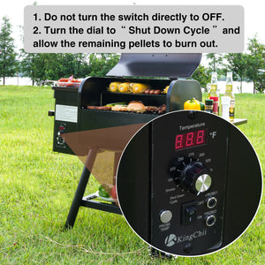 Replacement Pellet Grill PID Controller with Digital Temperature Display and Controls