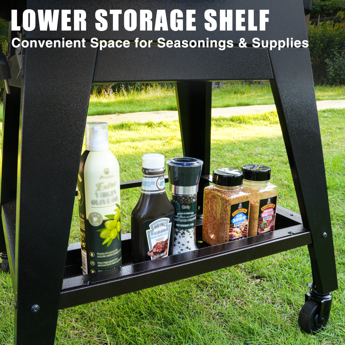 KingChii 485 Sq. In. Pellet Grill Dimensions and Portable Outdoor Smoker Design