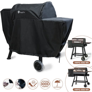 KingChii Waterproof Grill Cover for HWPG 456D and 456E Wood Pellet Grills