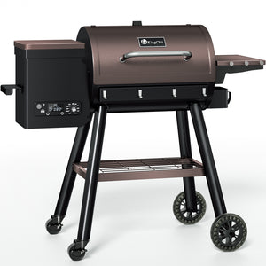 KingChii Wood Pellet Grill and Smoker with PID Temperature Control