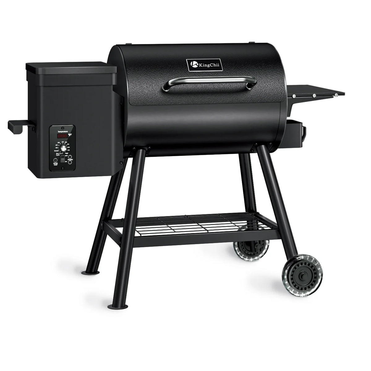 Trail 456 SQ.IN. Rounded Barrel Pellet Grill With Side Shelf